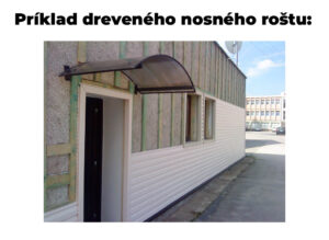 Plastový fasádny obkladu SIDING. Príklad nosného roštu - odvetraná fasáda